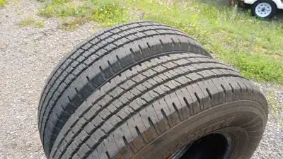 819-230-9767 DOT 0921 2- Hankook Dynapro AS Lt245/75R16.. 11-12/32nd $140. CASH for the pair
