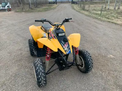 2002 Polaris Trailblazer 250 Automatic 2 wheel drive, runs great Located in Chetwynd BC