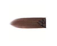 Clip In Dark Brown Brazilian Human Hair Extensions In 18 Inches