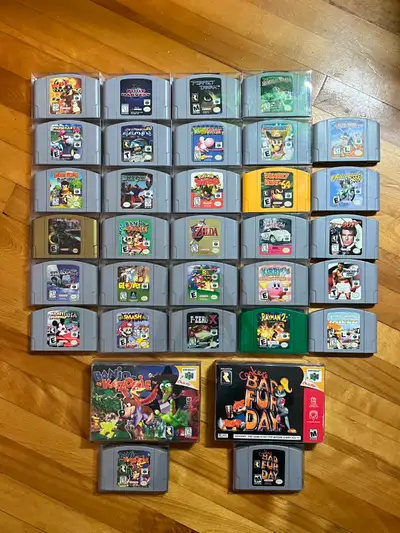 Nintendo 64 games jeux (EXCELLENT CONDITION), View more