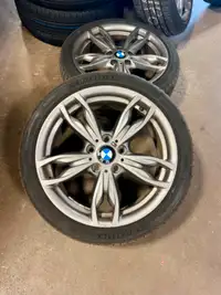 BMW RIMS WITH MICHELIN TIRES - 225 40ZR 18