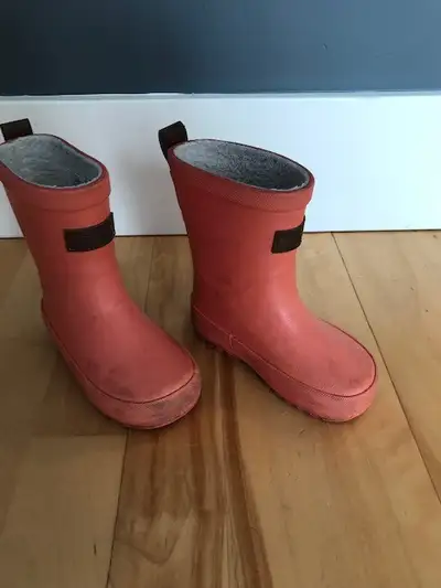 bottes de pluie doublées - taille 5 bambin, View more