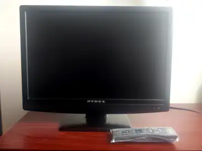 Dynex 22" LCD Monitor 720p HD TV Screen + Remote + Wall Mount, View more