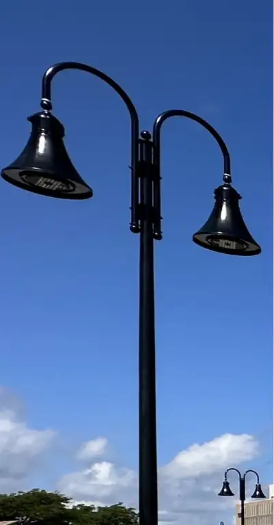 Aluminum LED Pole Light Fixture - 4 Total, View more