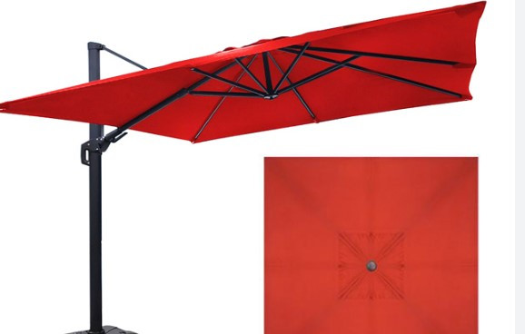 Parasol suspendu Deluxe de 10' par 10' de couleur rouge | Mobilier pour  terrasse et jardin | Granby | Kijiji