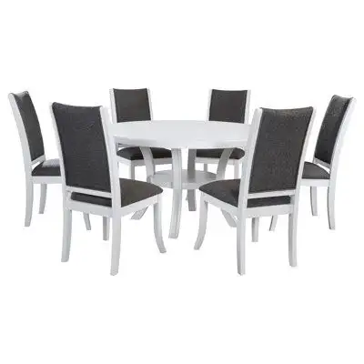 54-inch Round Dining Wood Table with Shelf  - New in box, View more