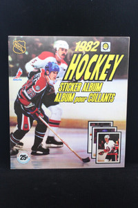 1982-83 O-Pee-Chee Hockey Sticker Empty Album NHL Wayne Gretzky