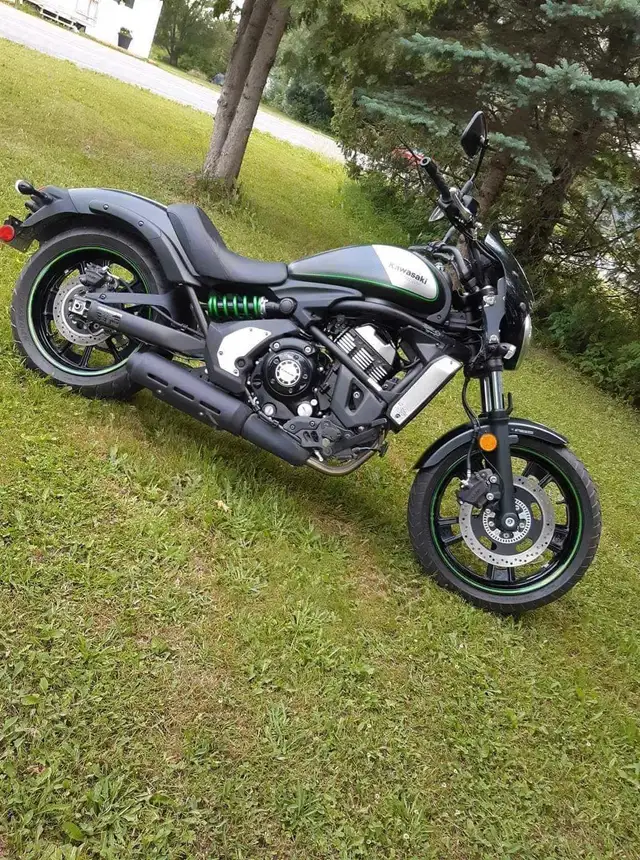 2016 kawasaki vulcan 650...only 1138 km in Street, Cruisers & Choppers in Edmundston - Image 2