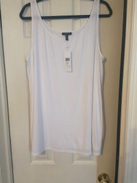 Eileen Fisher brand new with tags white sleeveless top