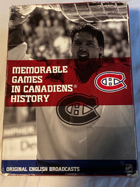 Memorable Games In Canadiens History DVD set Montreal NHL hockey