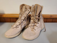 Ladies Rare Army Nike Boots Shoes Lunarlon Nike Plus Size 8 New 