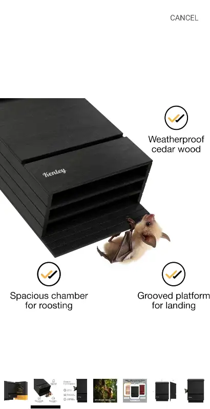 Cedar Wood Bat House in Outdoor Décor in City of Toronto - Image 8