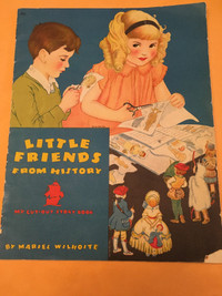 Little Friends From History Cut Out Dolls Book