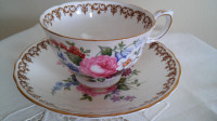 Antique English  bone china cup and saucer sets half price.