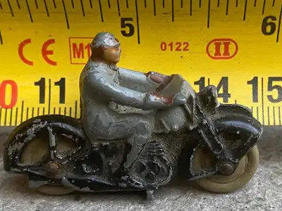 Early Dinky Toy 37a Grey Rider White Wheels View all photos for condition Check out my other listing...