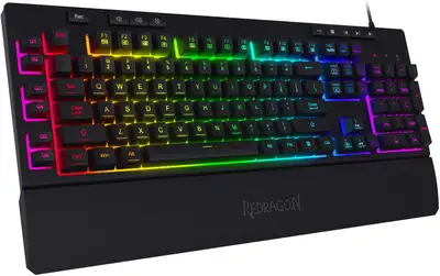 Redragon K512 Shiva RGB Backlit Membrane Gaming Keyboard, View more