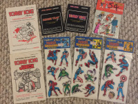 Donkey Coleco Atari, Spider-Man & Richie Rich Stickers Vintage