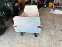 Snowmobile pull behind sled