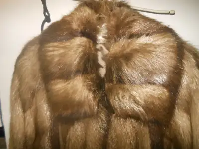Real fur long coat, View more