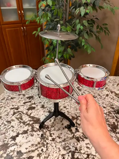 Desktop/Tabletop Drum Set - Playable, View more