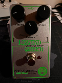 Lizard Queen EHX-JHS Octave-Distortion pedal