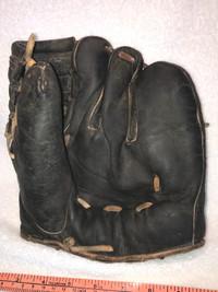 Vintage Cooper Weeks Limited Black Leather Baseball Glove