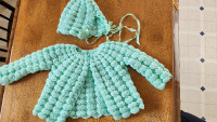 Variety of Crochet Baby Cardigan Sweaters