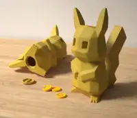 3d printed pikachu piggy bank