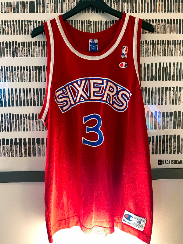 Champion - Allen Iverson Philadelphia 76ers vintage jersey (1996 in Arts & Collectibles in City of Toronto