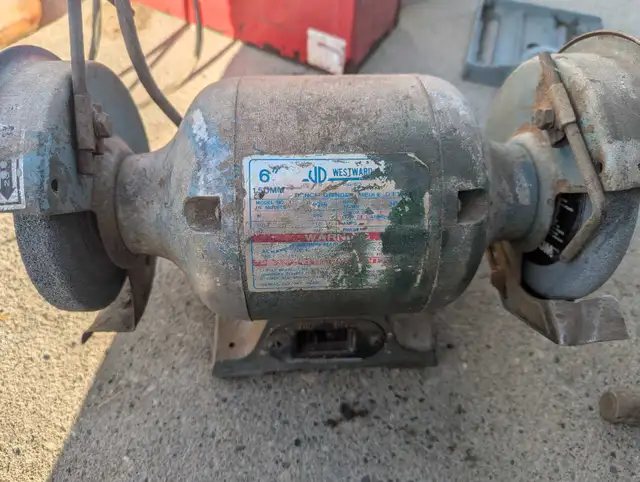 6" Westward bench grinder 62863737942915126