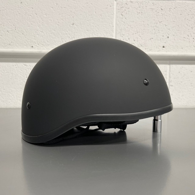 BRAND NEW Motorcycle Shorty Half Helmet - Matte Black ONLY $35! in Motorcycle Parts & Accessories in Oakville / Halton Region - Image 4