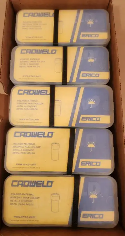 5 New 10pc Erico Cadweld Welding Material, View more