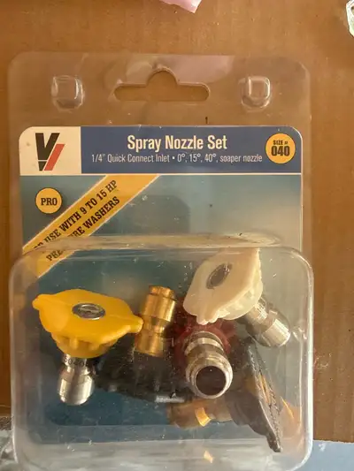 V-Pro Pressure Washer Spray Nozzle Set, View more
