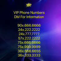 Limited Quantities of Best Vip Phone Numbers. 416,647,905,437