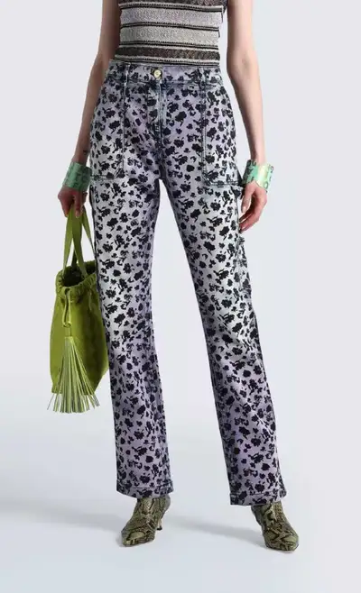 Versace Floral Jeans, View more