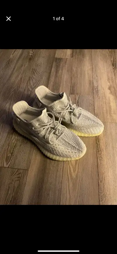 Hardly wore them, used for indoors at the gym maybe 5 times total Yes, they’re real
