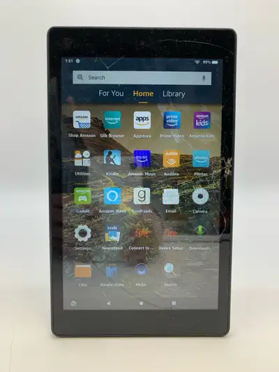 Fire HD 8 (8th Gen) Tablet – Fully Working – Screen Cracked, View more