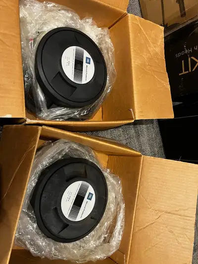 Two 12" jbl e120-8 ohm speakers. Cones are in lovely condition and ready to rip for many years to co...