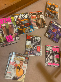 Guitars books and magazines