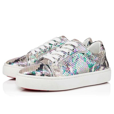 Christian Louboutin Vieirissima Flat Roccia Snake Lace Up Low Top Sneaker Size : 37.5 Originally pur...