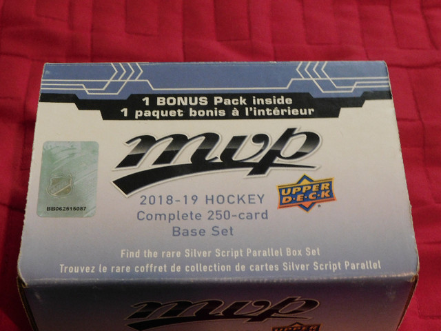UPPER DECK 2018-19 MVP HOCKEY CARDS $15 in Arts & Collectibles in St. Catharines