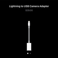 Lightning to USB adapter 