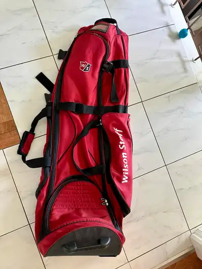 WILSON STAFF Travel Golf Bag on Wheels, View more