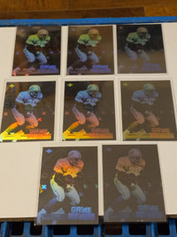 Football Cards Barry Sanders HOF Upper Deck Hologram GB Lot of 8