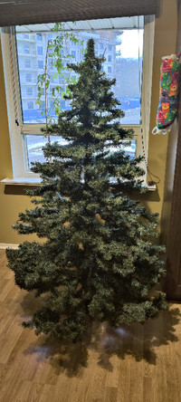 6 foot fake green Norwegian Pine Xmas Christmas Tree