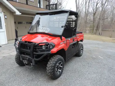 2019 Kawasaki Mule Pro MX EPS LE side by side, front and rear windshield, full doors, power steering...