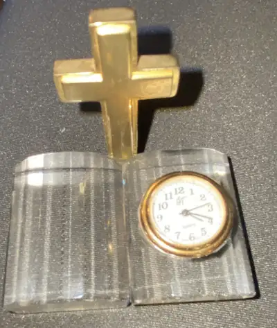  Religious crystal desktop clock, View more