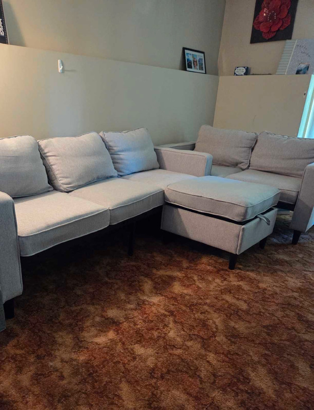 LIGHT GREY COUCH SET  in Couches & Futons in Owen Sound