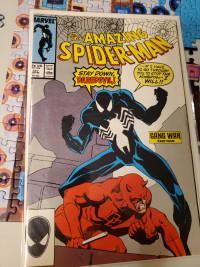 Amazing Spiderman #287  1987  Symbiote Suit DareDevil Cover