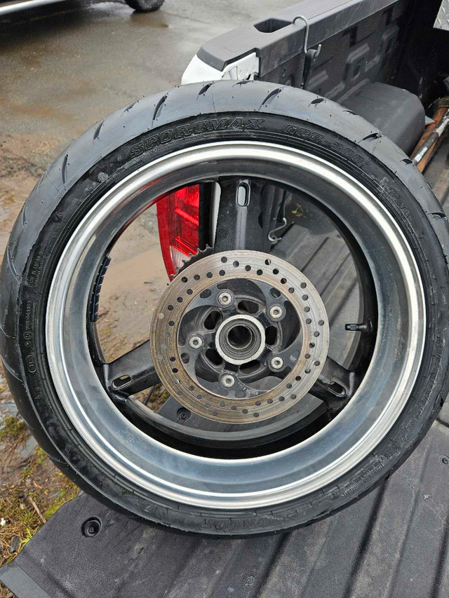 Suzuki gsxr 1000 rear rim with tire. in Other in Dartmouth - Image 3